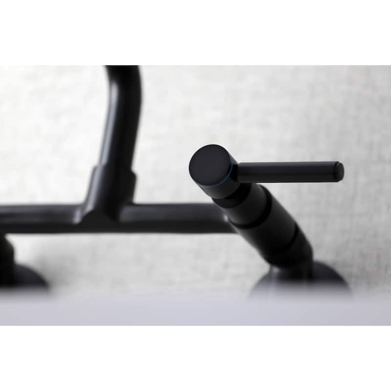 Kingston Brass Concord Two-Handle Wall Mount Kitchen Faucet