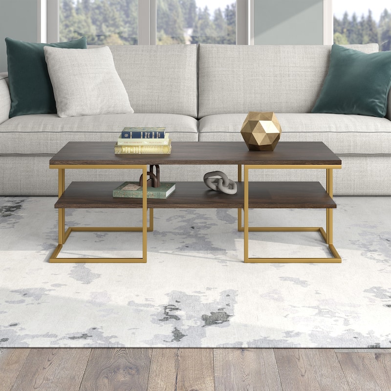 Pike 45" Wide Rectangular Coffee Table