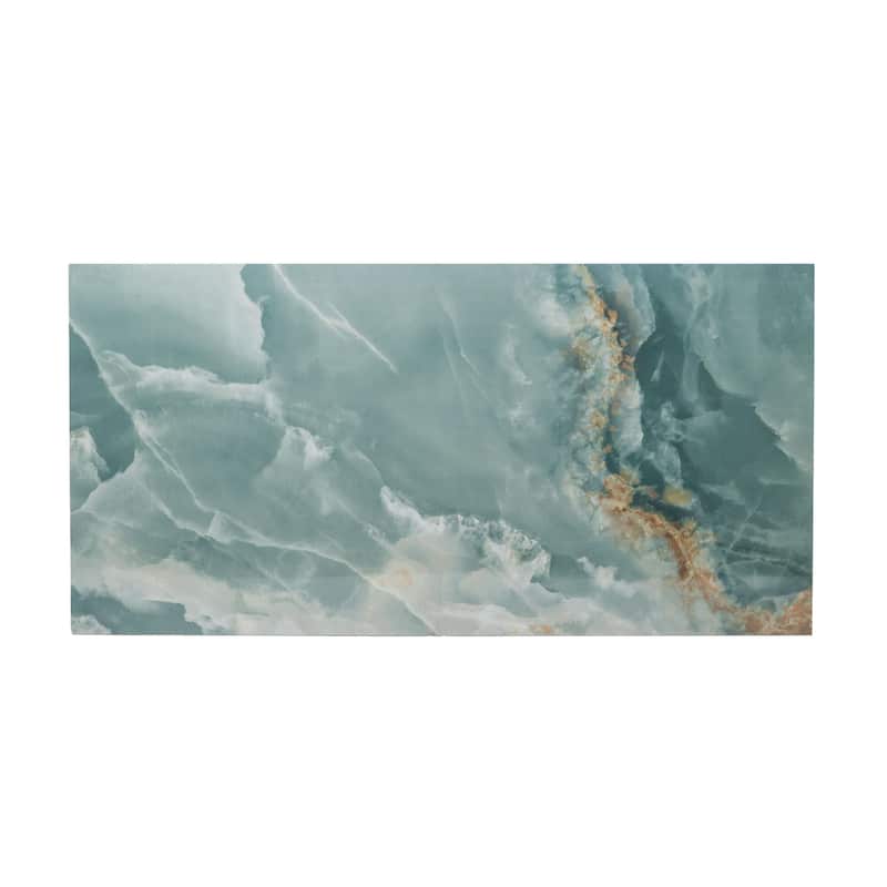 Industry Tile 24x48 Onyx Emerald Green polished porcelain tile