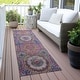 preview thumbnail 98 of 101, Machine Washable Indoor/Outdoor Boho Global Chantille Rug Pink - 2'3" x 7'6"
