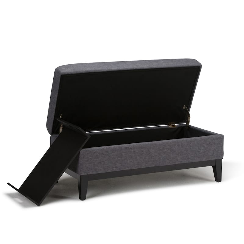 WYNDENHALL Jackson 42 inch Wide Rectangle Storage Ottoman