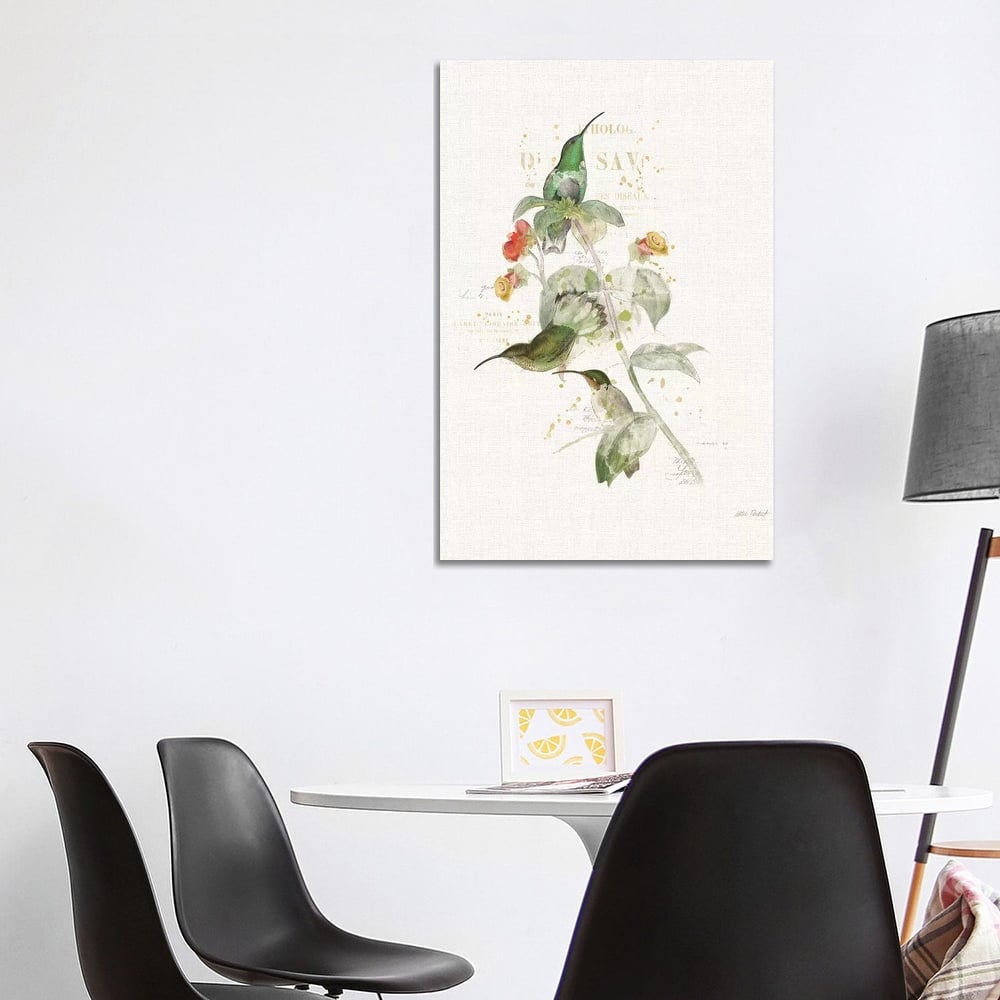 iCanvas "Colorful Hummingbirds III" by Katie Pertiet Canvas Print