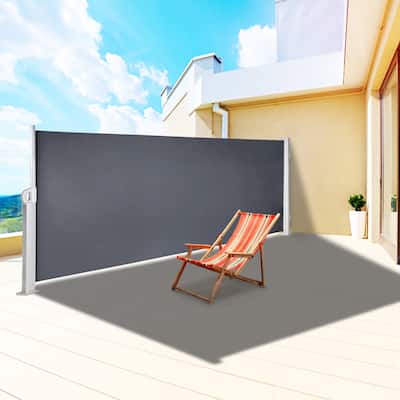 Retractable Side Awning- Patio Screen Waterproof - Retractable Room Divider