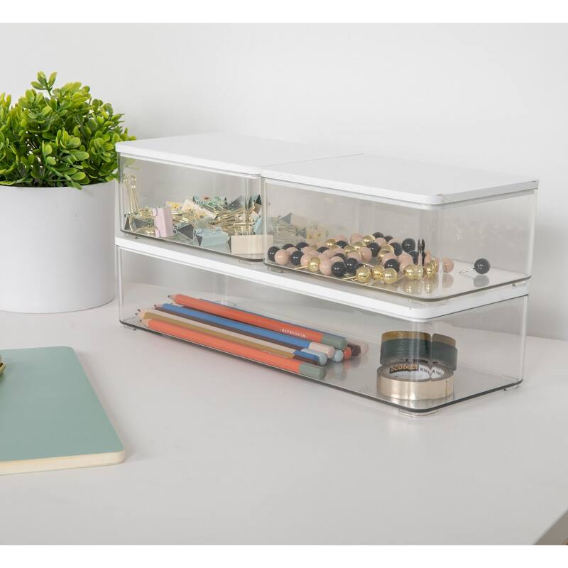 Flash Furniture GS-BA1360-3W-CL-WH-MS Grady 2-1/2" Tall Office