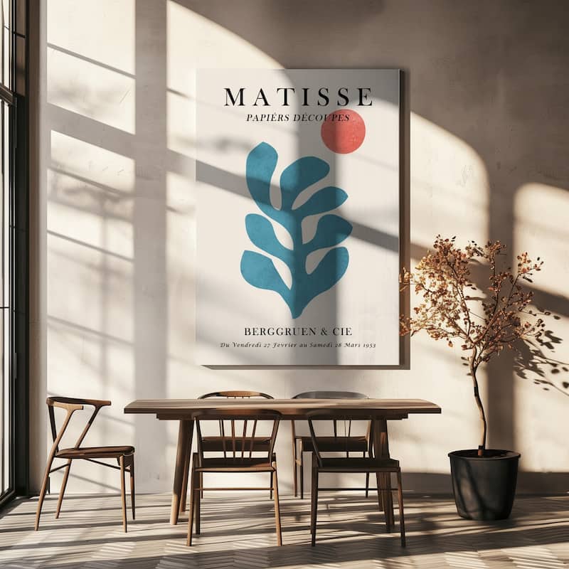 "Matisse floral" Wrapped Canvas Wall Art