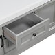 preview thumbnail 26 of 48, Storage Bench with 2 Drawers and 2 Cabinets, Shoe Bench with Removable Cushion for Living Room
