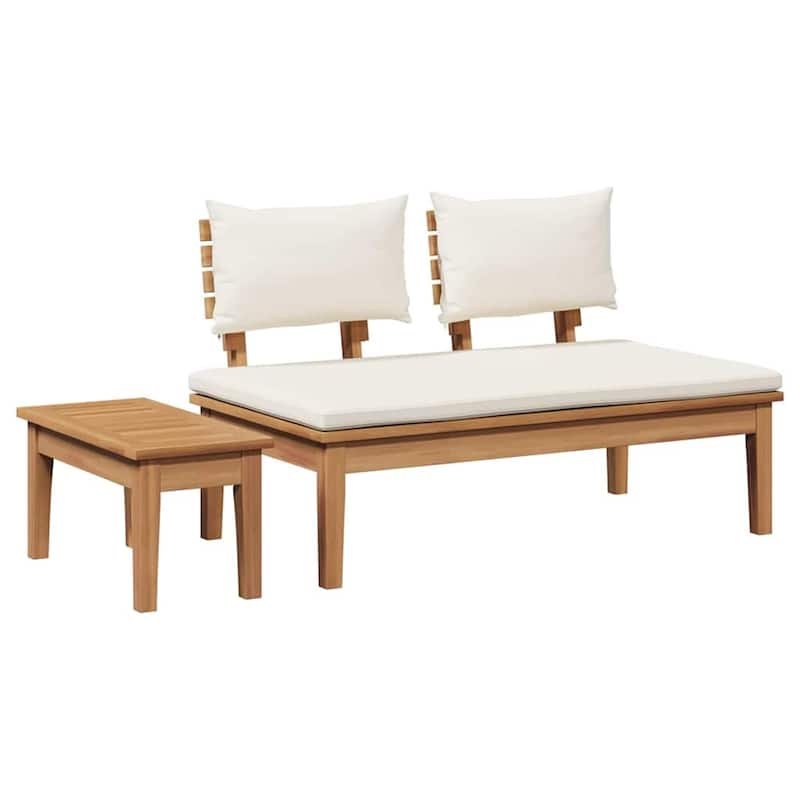 vidaXL Garden Bench Brown Solid Teak wood