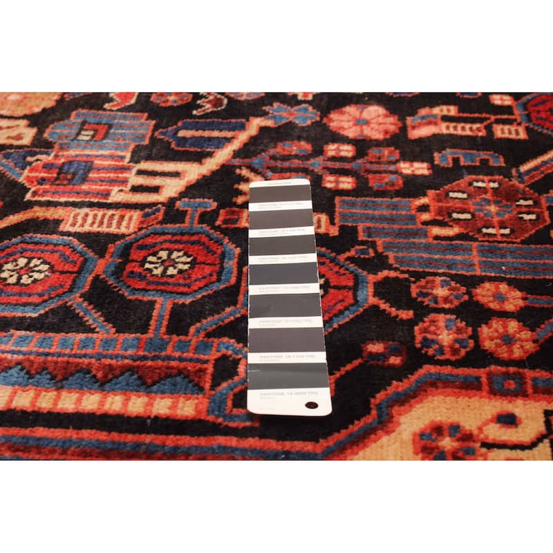 ECARPETGALLERY Hand-knotted Anatolian Vintage Black Wool Rug - 5'5 x 9'6