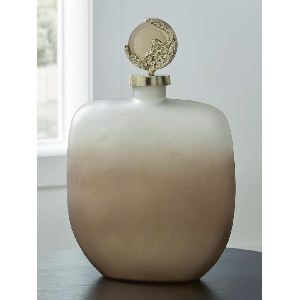 Signature Design by Ashley Acario Gold Finish Jar