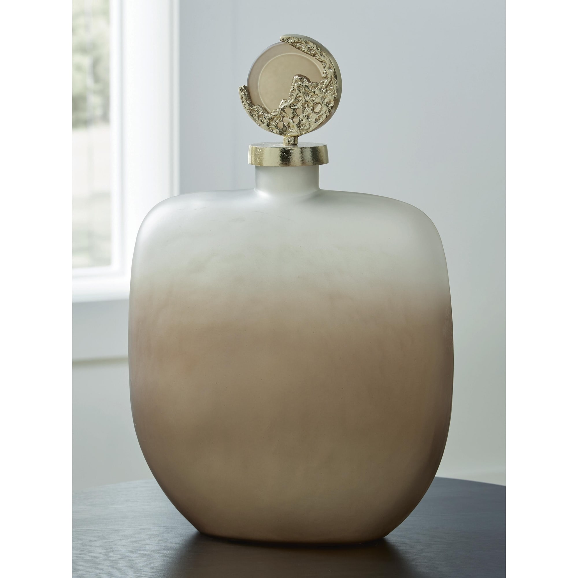 Signature Design by Ashley Acario Gold Finish Jar