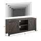 preview thumbnail 56 of 93, Middlebrook Firebranch 58-inch Barn Door TV Stand