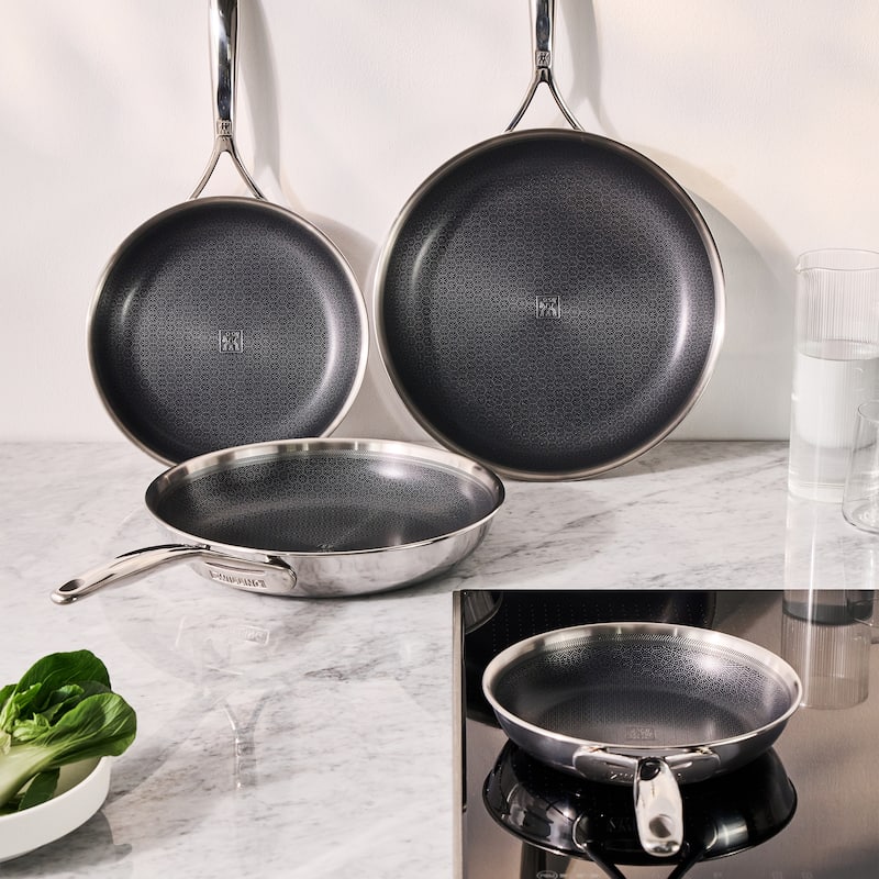 ZWILLING Peak Stainless Steel Ceramic Nonstick Dual Performance Fry Pan