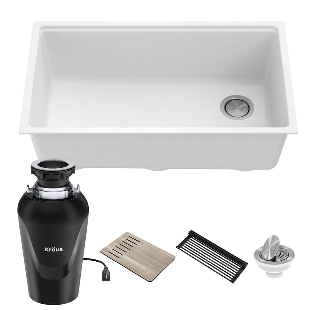 Kraus KGUW1-33-100-75MB Bellucci 32" Undermount Single Basin Granite