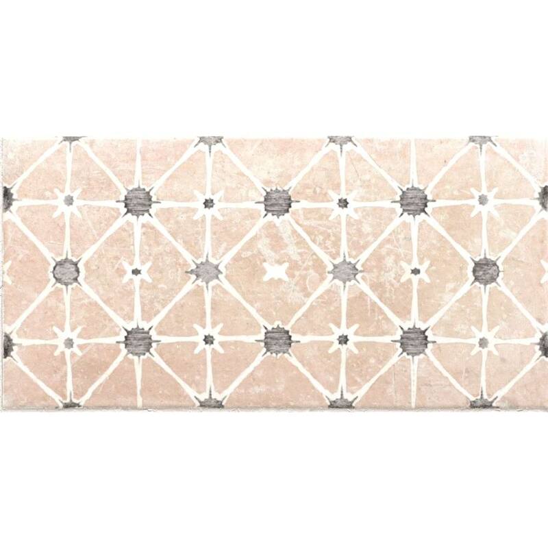 Arcilla Decor 6x12 Satin Porcelain Patterned Tile - Floor, Wall, Backsplash