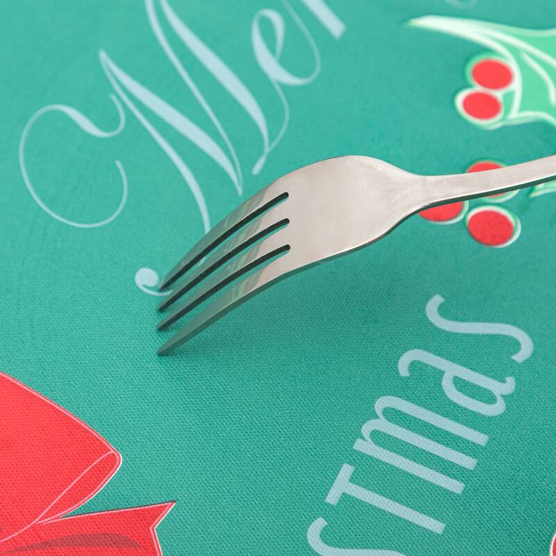 Ray Star Happy Christmas tablecloth Festival