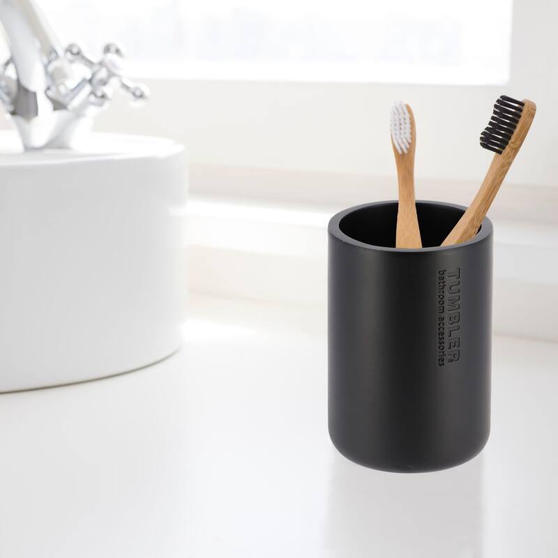 Modern Bathroom Tumbler, Minimalist Design Toothbrush Holder, Versatile Home Organizer