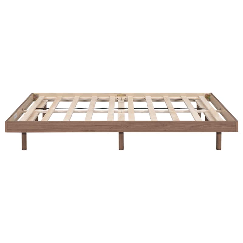 Modern Design Floating Platform Bed Frame
