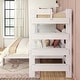 preview thumbnail 9 of 13, Max and Lily Farmhouse Twin over Full L Shaped Bunk Bed