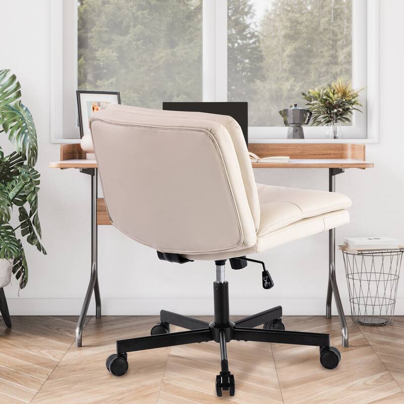 Larger Size 360 Swivel Home Office Desk Chair with Wheels