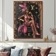 preview thumbnail 1 of 4, Designart "Elegant Boxer LIVIng In Luxury" Fashion Woman Canvas Art Framed Canvas Wall Art - Modern Wall Decor Art 12 in. W x 20 in. H - Brown