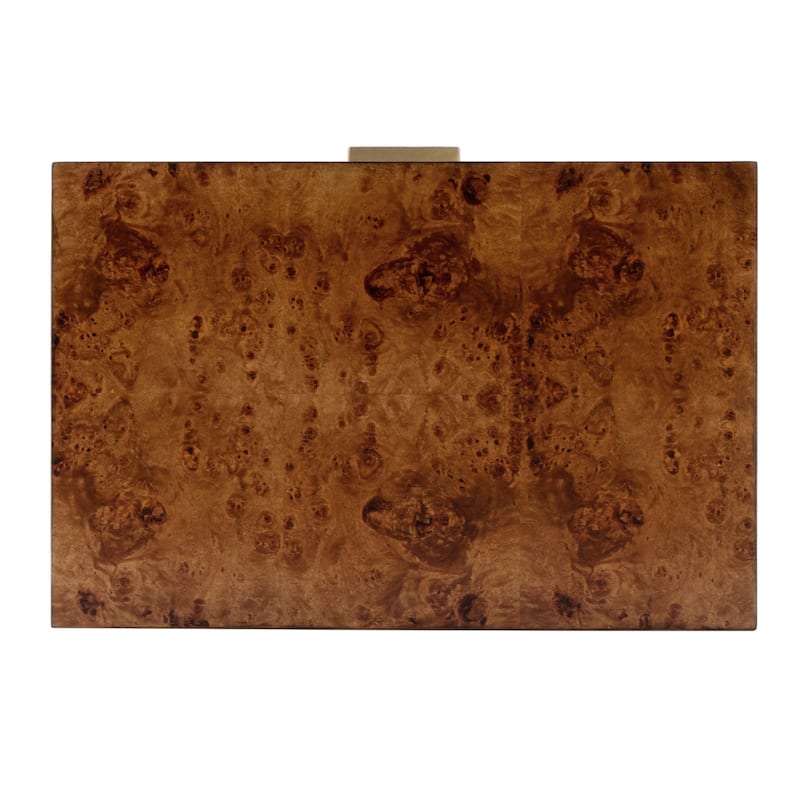 Kai 2 Drawer Burl Wood End Table