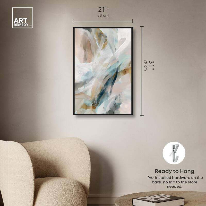 Whispering Colors I Canvas by Art Remedy