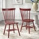 preview thumbnail 5 of 21, Simple Living Venice Solid Wood Spindle Dining Chairs (Set of 2) Red