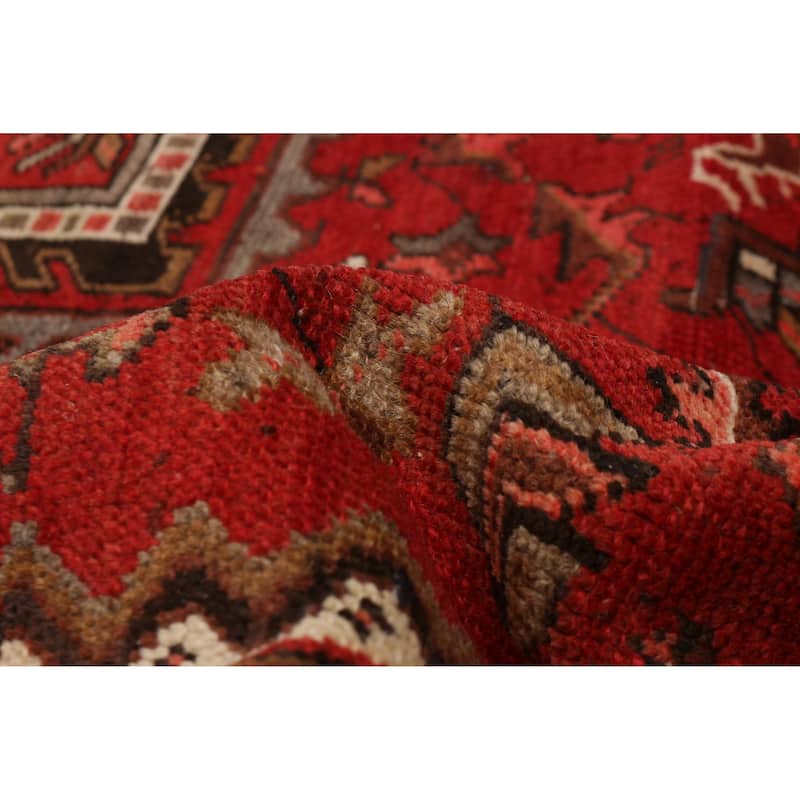 ECARPETGALLERY Hand-knotted Sarabi Red Wool Rug - 7'8 x 10'9