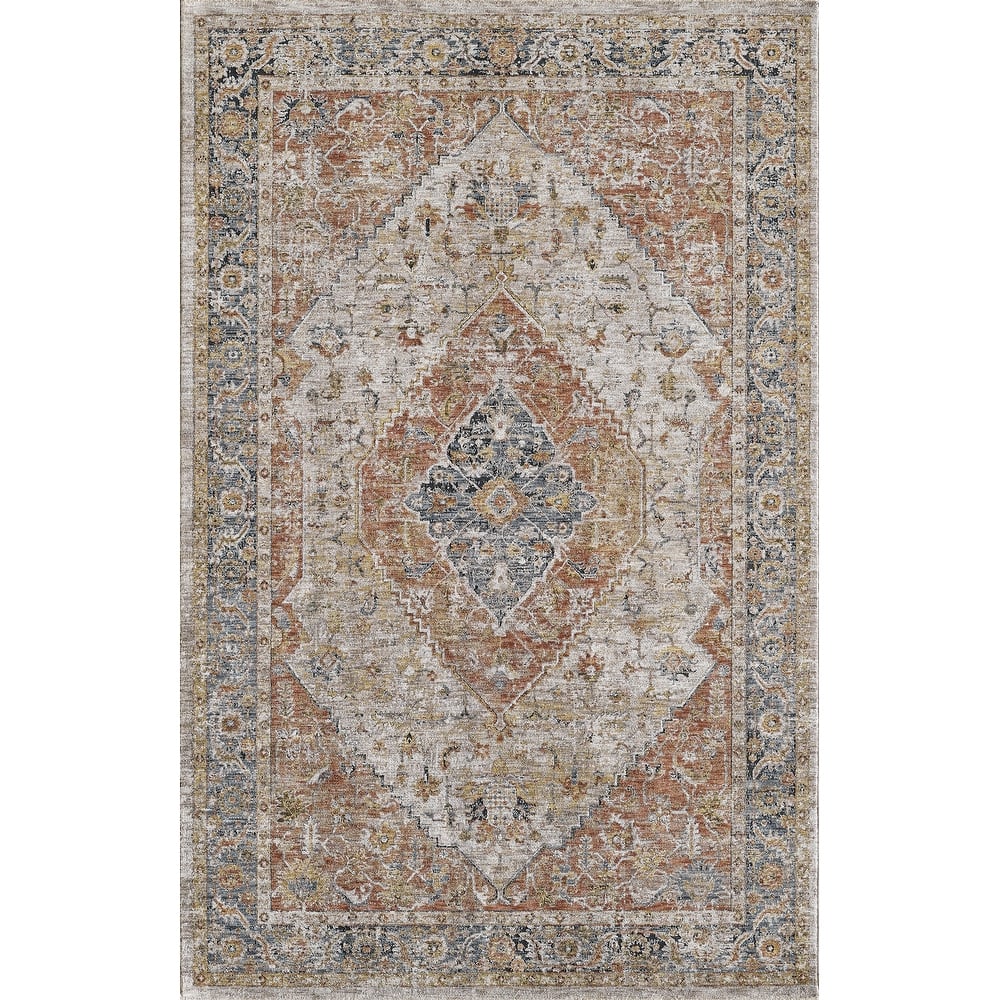 Domani Opulence Distressed Persian Area Rug