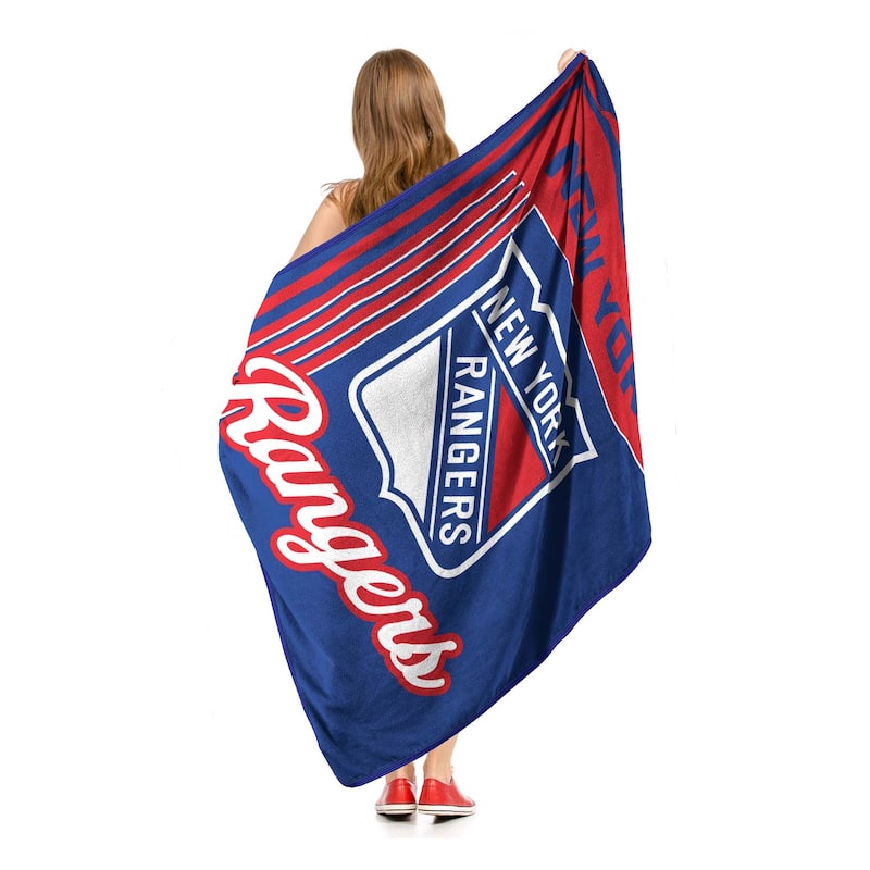 NHL New York Rangers 46" x 60" Microfiber Throw Blanket