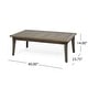 preview thumbnail 13 of 20, Nicholson Outdoor 4-seat Acacia Chat Set by Christopher Knight Home