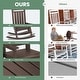 preview thumbnail 111 of 110, Modern High-Back Rocking Adirondack Chair All Weather
