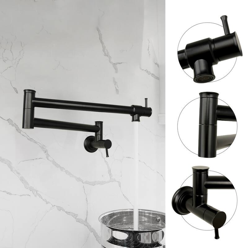 Pot Filler Kitchen Faucet Wall Mount