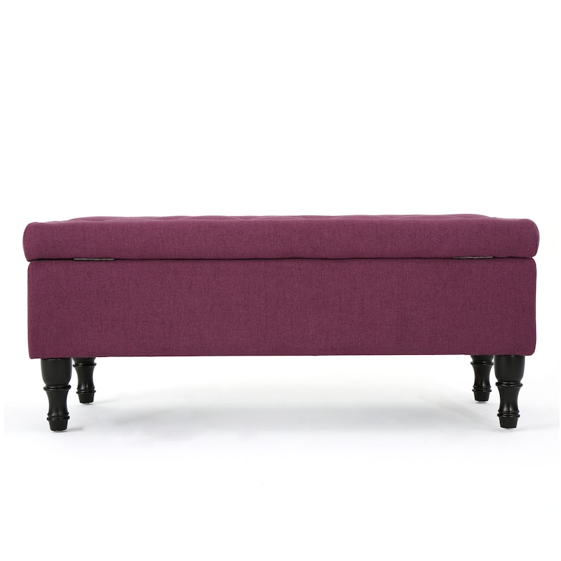Chantelle Fabric Storage Ottoman by Christopher Knight Home