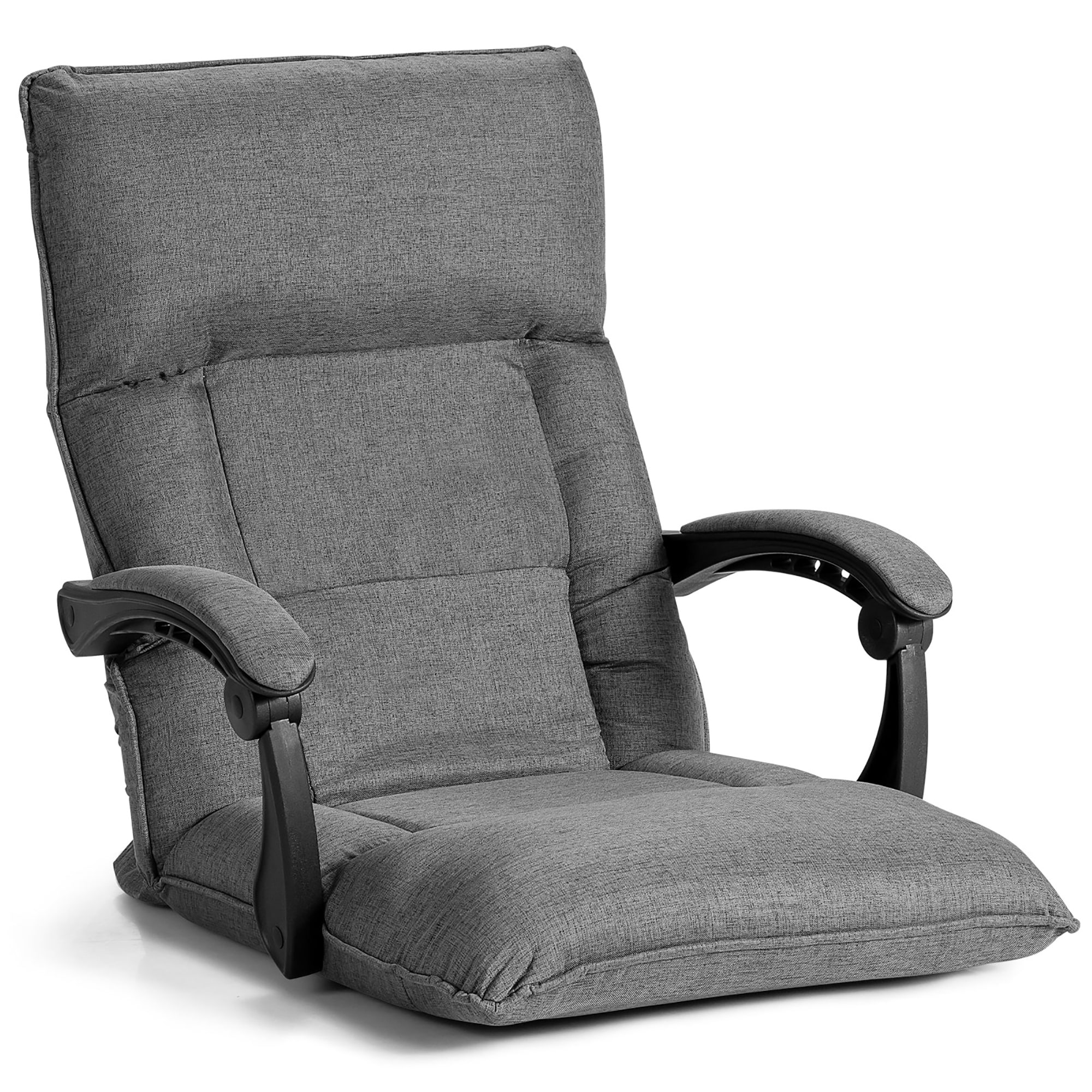 Costway 14-Position Floor Chair Lazy Sofa w/Adjustable Back Headrest - See details