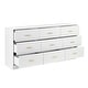 preview thumbnail 11 of 19, Contemporary 9-Drawer Wide Dresser – Wood Bedroom Storage Chest with Spacious Capacity, Sturdy & Child-Safe Design‌