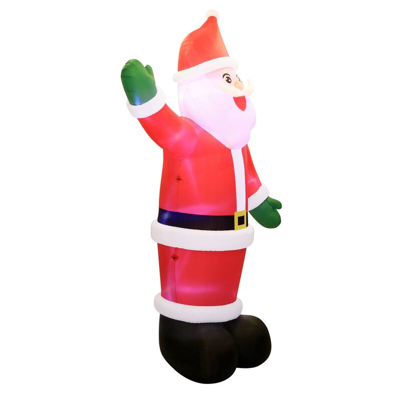 Occasions Inflatable Santa, 12 ft. Tall, Multicolored