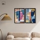 preview thumbnail 19 of 41, Abstract Mask Series Living Room Set Shadowbox Print by Art Remedy