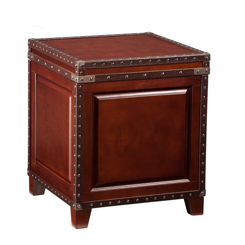 HomeRoots 24" Brown End Table - 20.5
