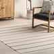 preview thumbnail 8 of 7, Nuloom Darina Casual Striped Cotton Area Rug