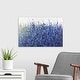 preview thumbnail 24 of 25, "Shades Of Blue Wild Flowers" Abstract Floral Landscape Canvas Wall Art