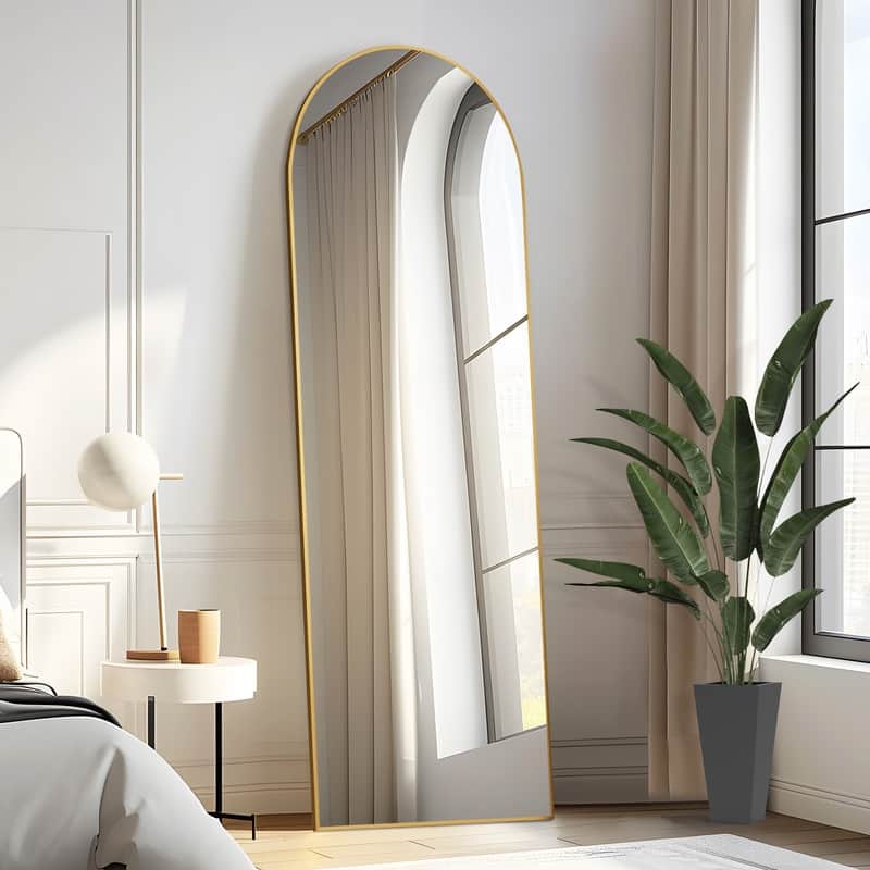 Full Length Free Standing Body Mirror Metal Framed Wall Mirror Large Floor Mirror