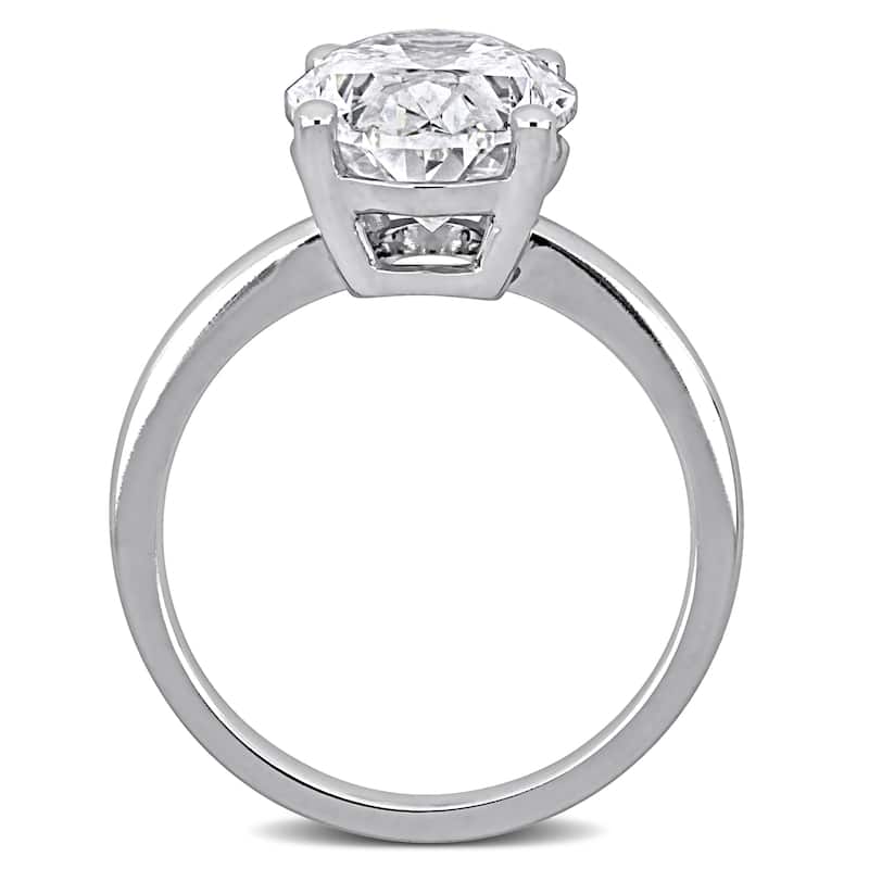 Miadora 4 1/6ct TDW Lab-Grown Diamond Solitaire Ring in 14k White Gold