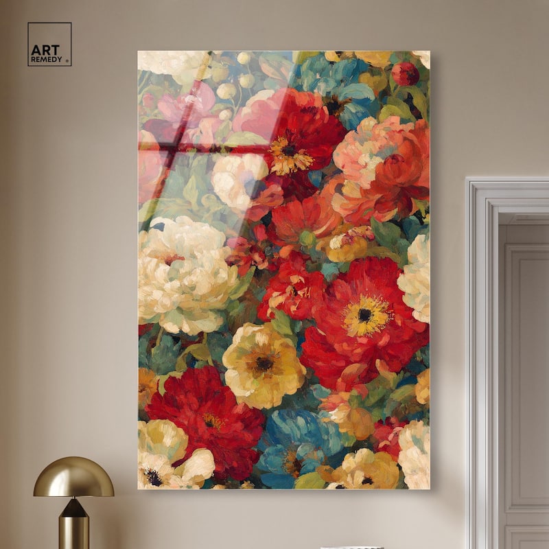 Garden Tapestries II Acrylic by Art Remedy, Ready to Hang