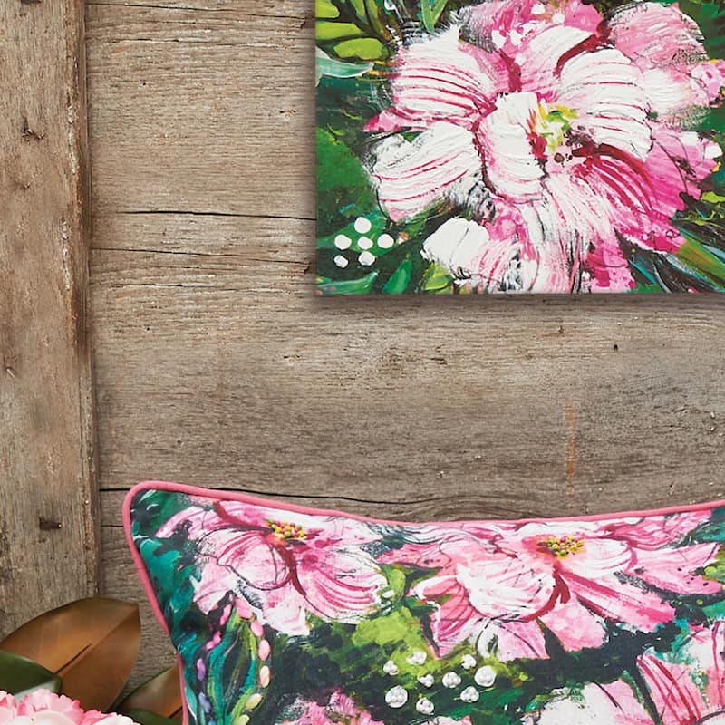 Peony Printed Kitchen Towel