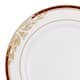 Gold Harmony Rim Disposable Plastic Plate Packs - Party Supplies
