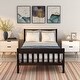 preview thumbnail 3 of 12, Twin Wood Platform Bed Frame with Headboard and Footboard for Stylish and Stable Bedroom Setup