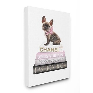 Stupell Industries Glam Pink Fashion Books & High Heels Framed Wall Art - Texturized Giclee, 16x20 Inches, Made In USA