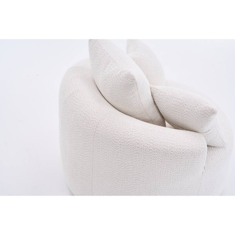 Single Seat Full Sponge Compression Swivel Chair Single Sofa
