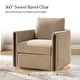 preview thumbnail 6 of 35, HULALA HOME Taresa Modern Barrel-Shaped Rotatable chair